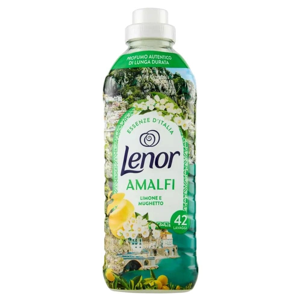 Zbutës rrobash, Lenor, Amalfi, Limon & Zambak lugine, 42 larje, 882 ml, 1 copë
