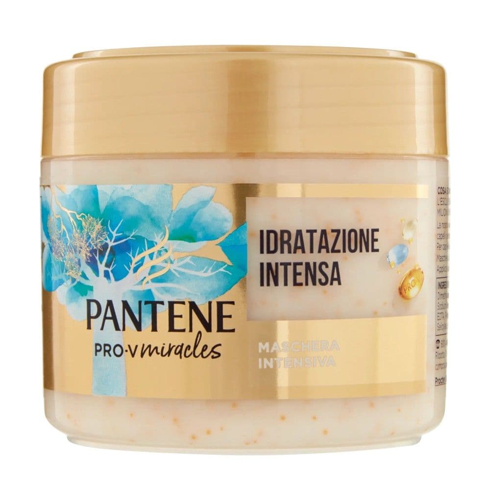 Maskë për flokët, Pantene, Maschera Intensiva, Hydrate & Shine Mask, 300 ml, 1 copë
