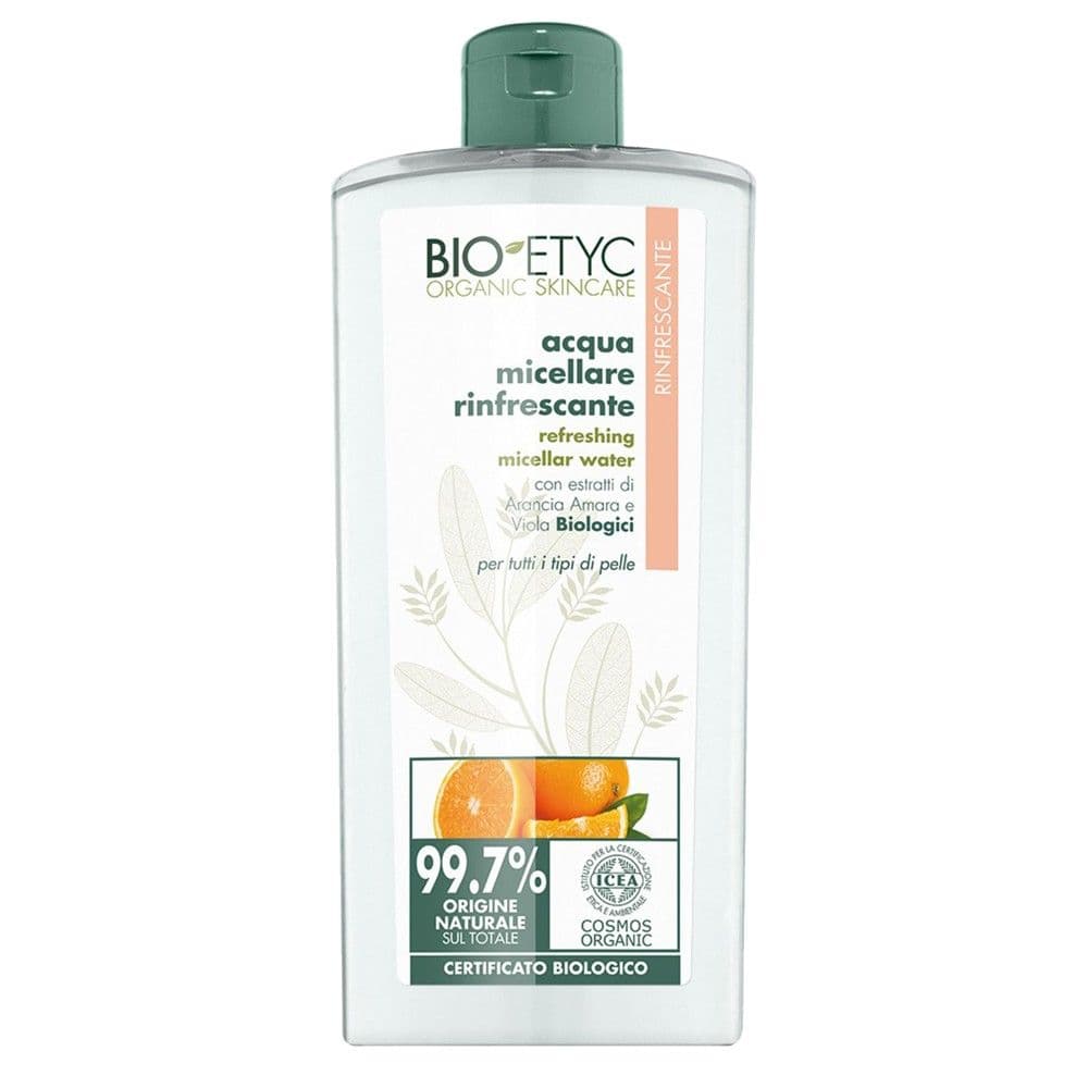 Uje micelar, Bio Etyc, organik, rifreskues, të gjitha tipet e lëkurës, 400 ml, 1 copë