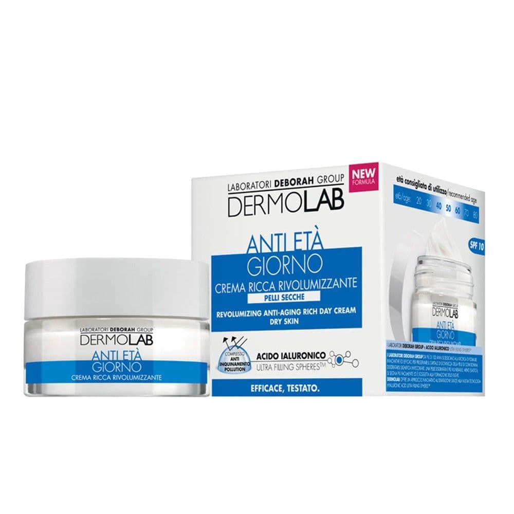 Krem dite për fytyrën, Dermolab, kundër plakjes, revolumizues, SPF10, të gjitha tipet e lëkurës, 50 ml, 1 copë