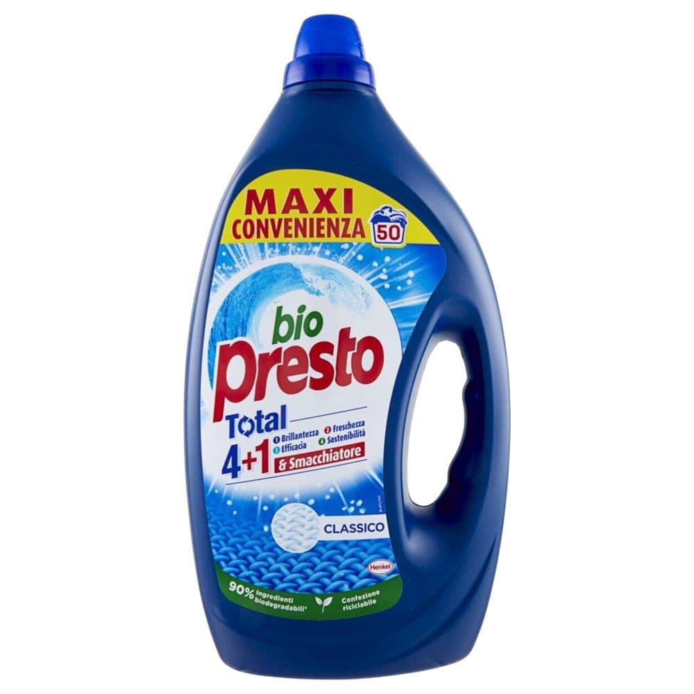 Detergjent likuid për rrobat, Bio Presto, Classico, 2250 ml, 50 larje, 1 copë