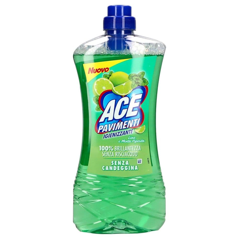 Detergjent pastrimi për dysheme, Ace, higjenizues, lime dhe mente, 1 lt, 1 copë