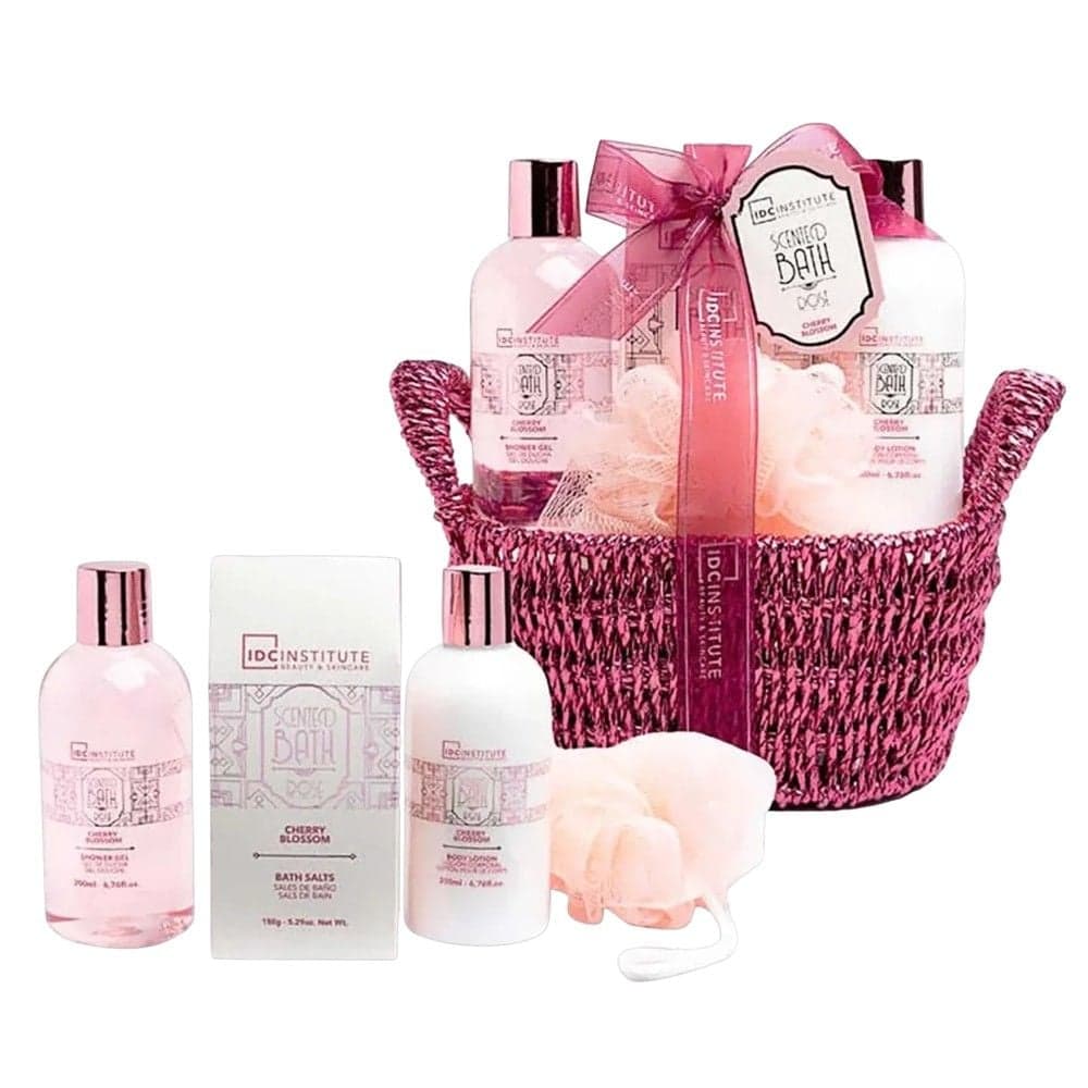 Set dushi, IDC Institute, xhel dushi 200 ml, kripë dushi 150 gr, lotion trupi 200 ml, sfungjer, 1 copë