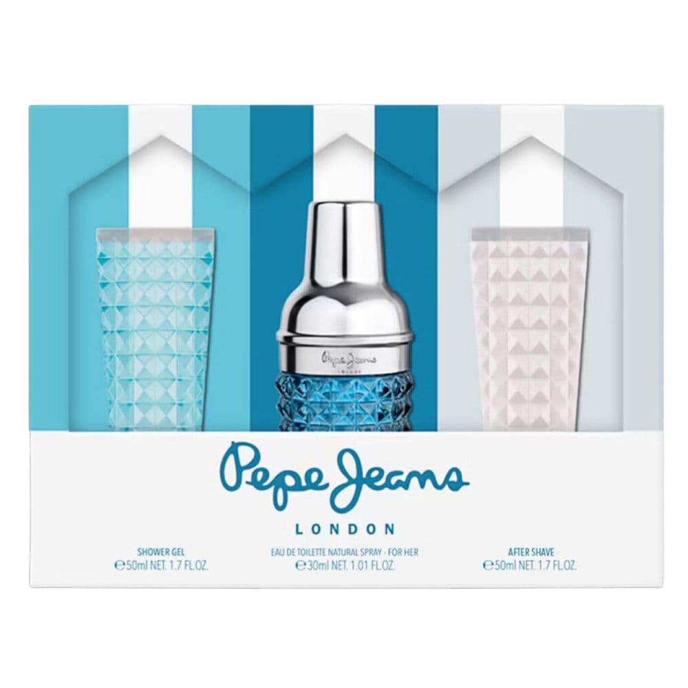 Set per meshkuj, Pepe Jeans, LIFE IS NOW for HIM, EDT 30 ml + Shower Gel 50 ml + After shave balm 50 ml