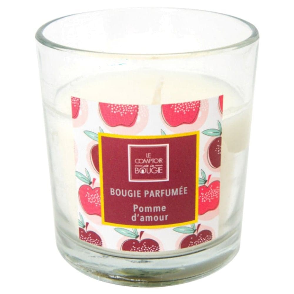 Qiri aromatik me mbajtese qelqi, arome vanilje, 110g, L. 7 x l. 6.5 x H. 8 cm