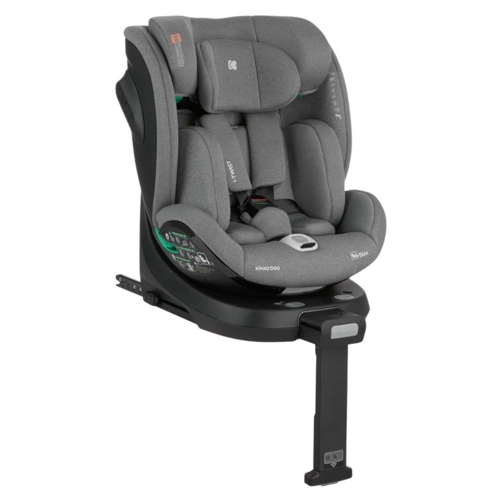 Karrige makine për fëmijë, Kikka Boo, i-Twist i-Size, 40-150 cm, 360°, gri e hapur, 1 copë