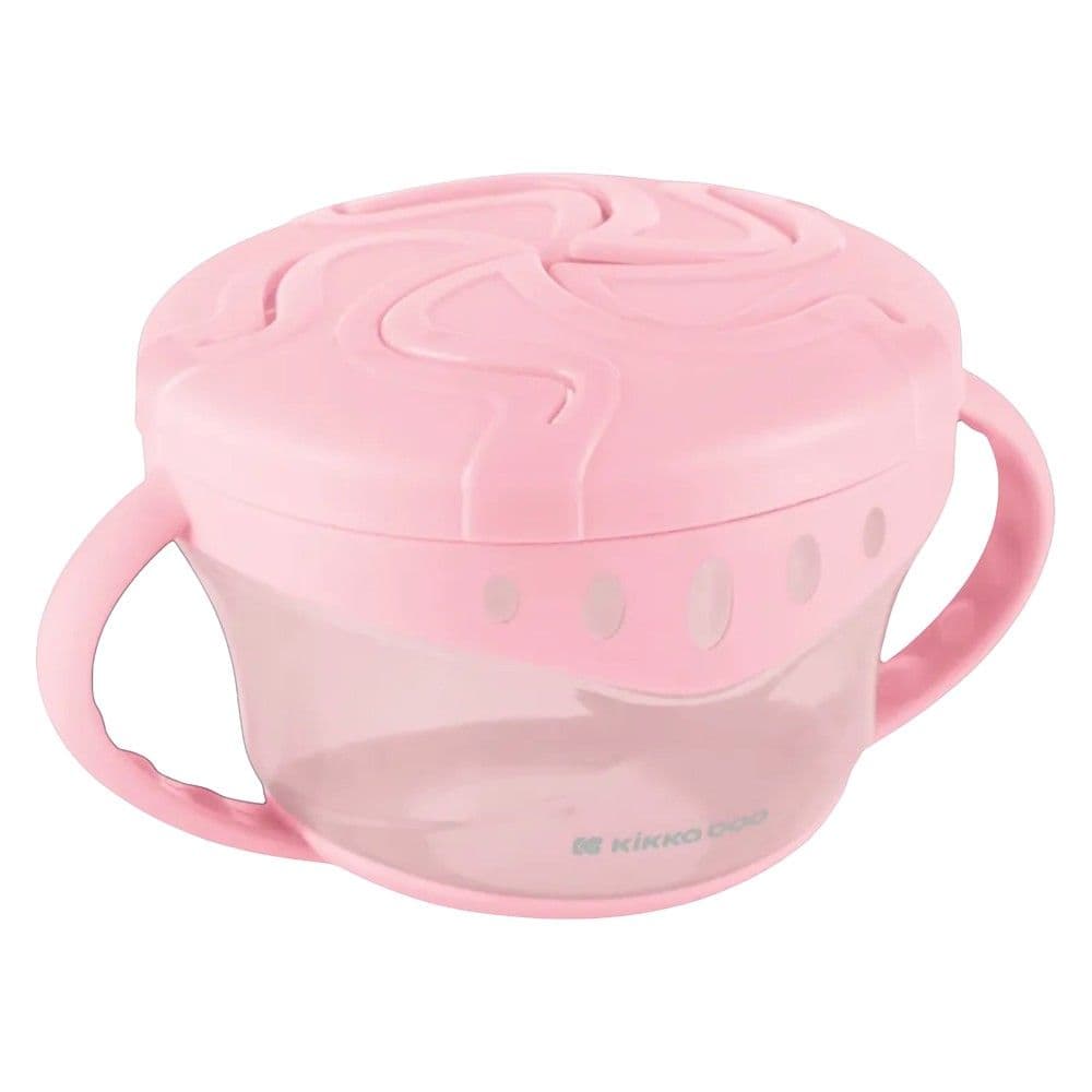 Tas për ushqime të shpejta, Kikka Boo, Snack-me-up, +6 muajsh, 300 ml, rozë, 1 copë