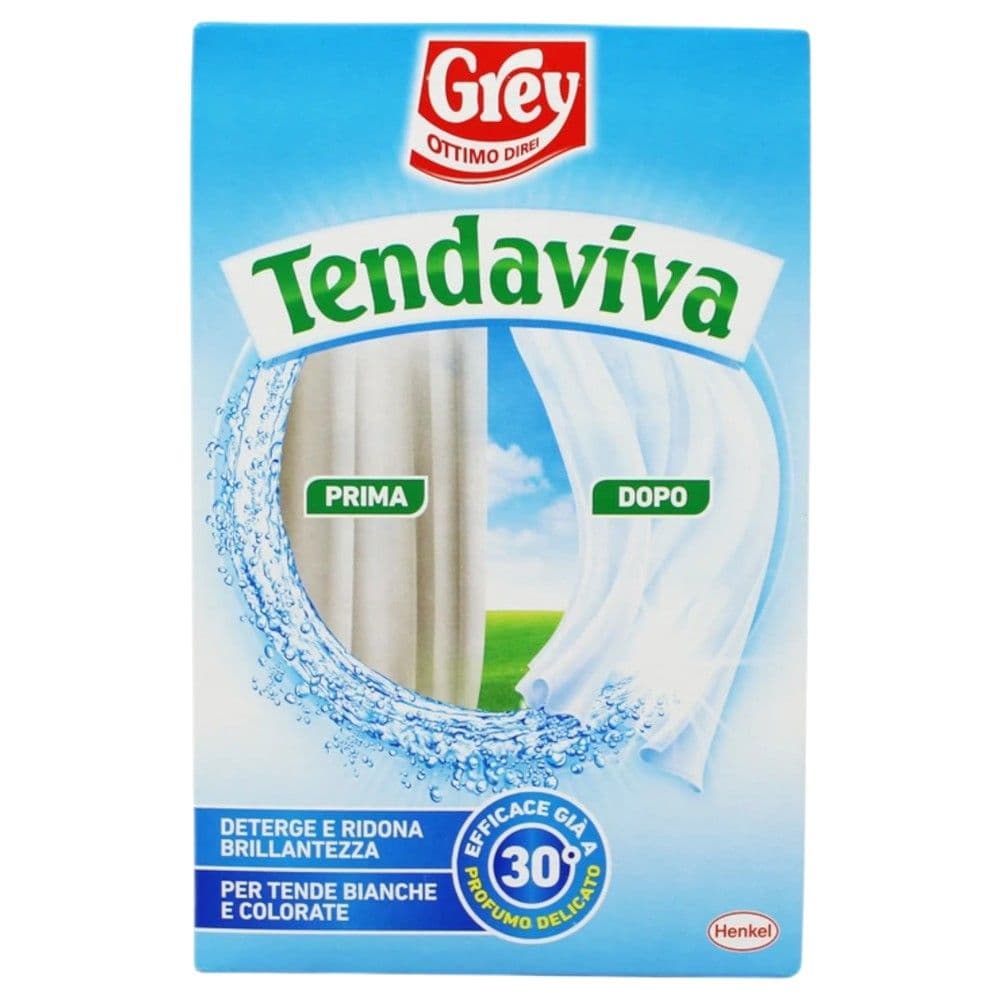 Detergjent pastrues për perde dhe tekstile, Grey, Tendaviva, rikthen shkëlqimin, 500 gr, 1 copë