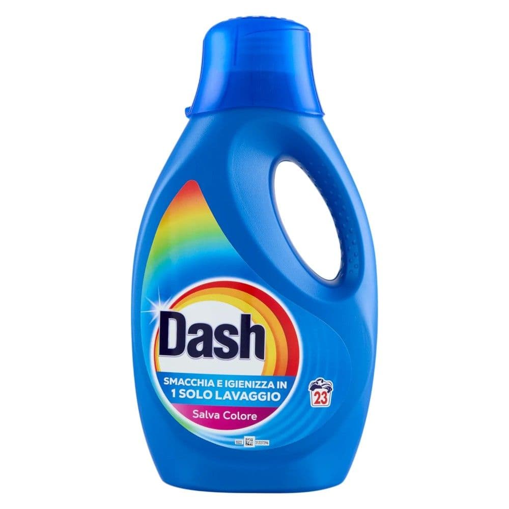 Detergjent likuid për rrobat, Dash, Salva Colore, 1035 ml, 23 larje, 1 copë