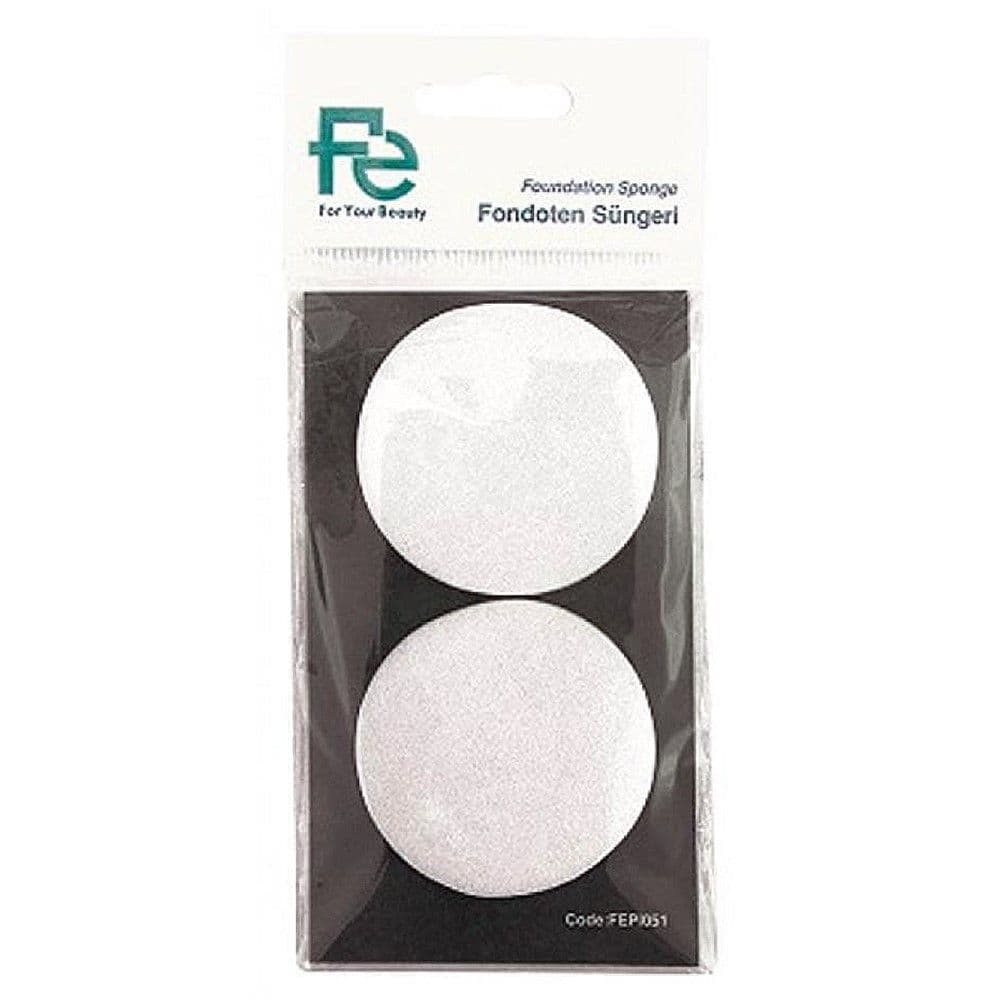 Set sfungjerësh për përhapje fondatine, Fe, sfungjer, 7x2x2 cm, e bardhë, 2 copë