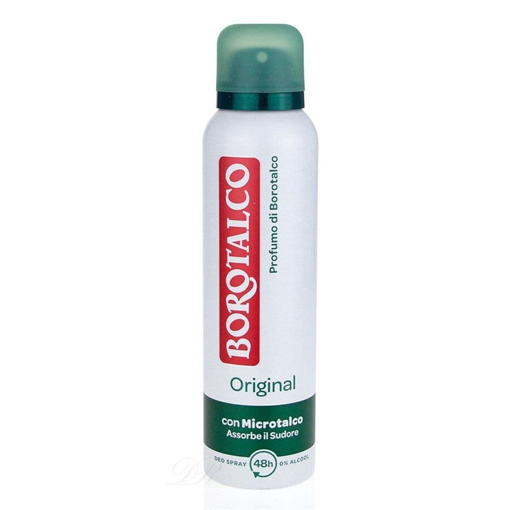 Antidjersë sprai, Original, Borotalco, plastikë dhe metal, 150 ml, e bardhë dhe e gjelbër, 1 copë