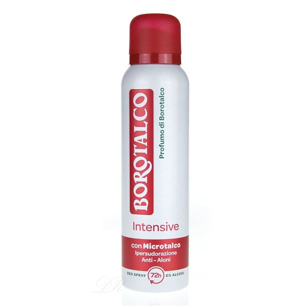 Antidjersë sprai, Intensive, Borotalco, plastikë dhe metal, 150 ml, e bardhë dhe e kuqe, 1 copë
