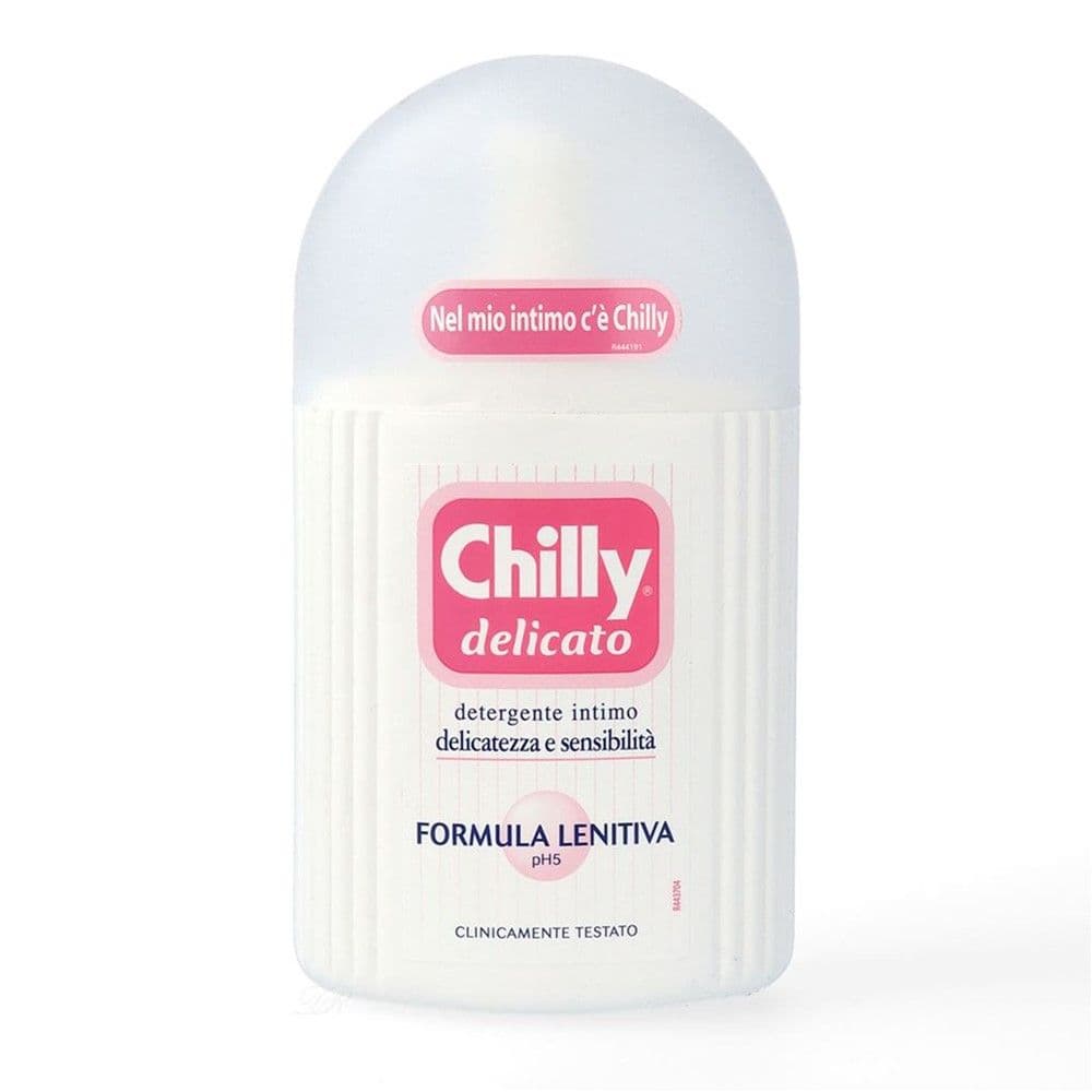 Larës intim, për femra, Delicato, Chilly, plastikë, 200 ml, e bardhë dhe rozë, 1 copë