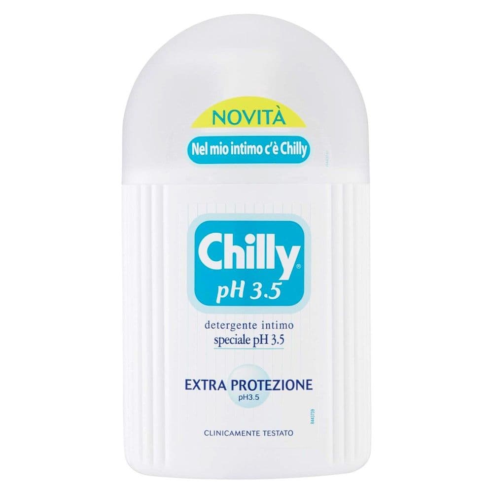 Larës intim, Extra Protezione, Chilly, plastikë, 300 ml, e bardhë dhe gurkali, 1 copë