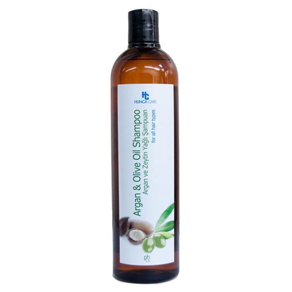 Shampo me vaj argani dhe vaj ulliri, Hunca Care, plastikë, 675 ml, kafe, 1 copë