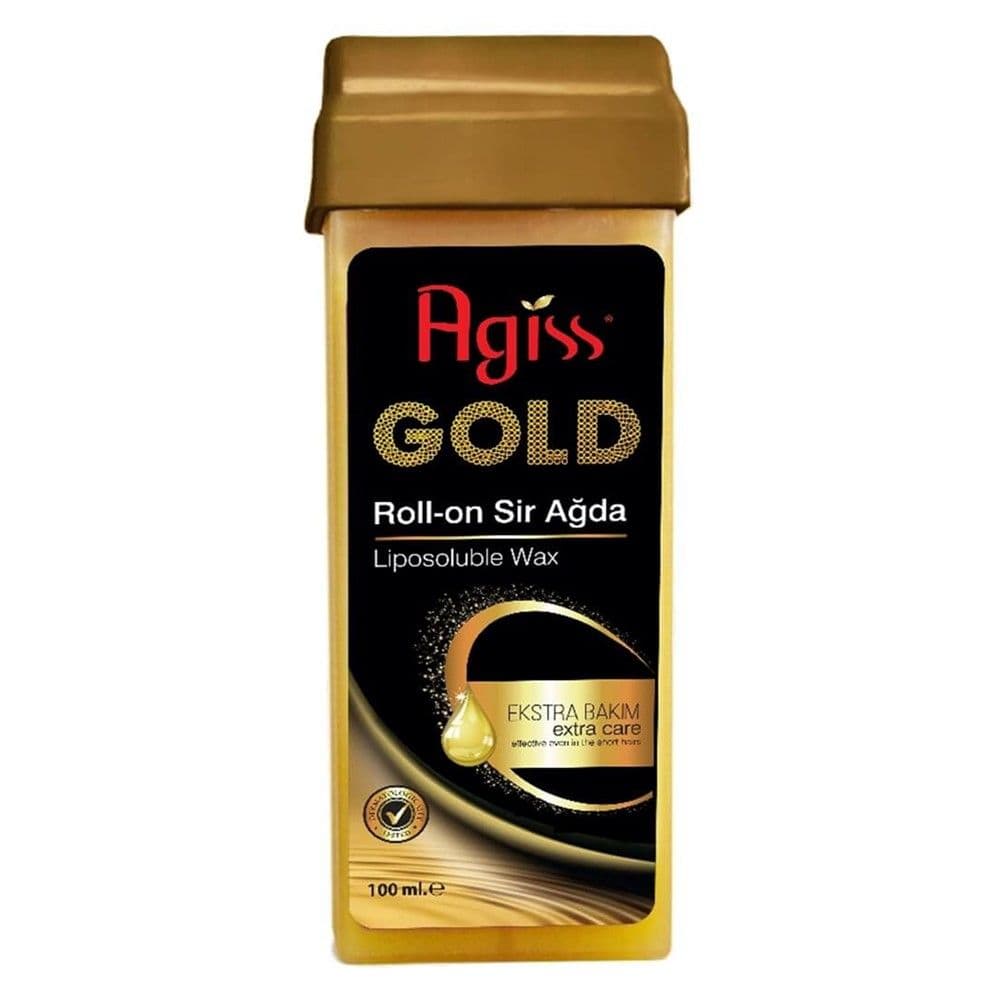 Dyllë depilimi roll-on, Agiss, plastikë dhe dyllë, 100 ml, gold, 1 copë