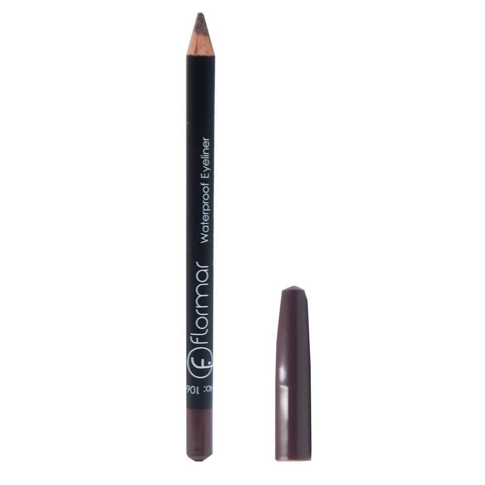 Laps për sytë 106 Dark Chestnut, Flormar, plastikë dhe dru, 11.4 g, kafe e errët, 1 copë