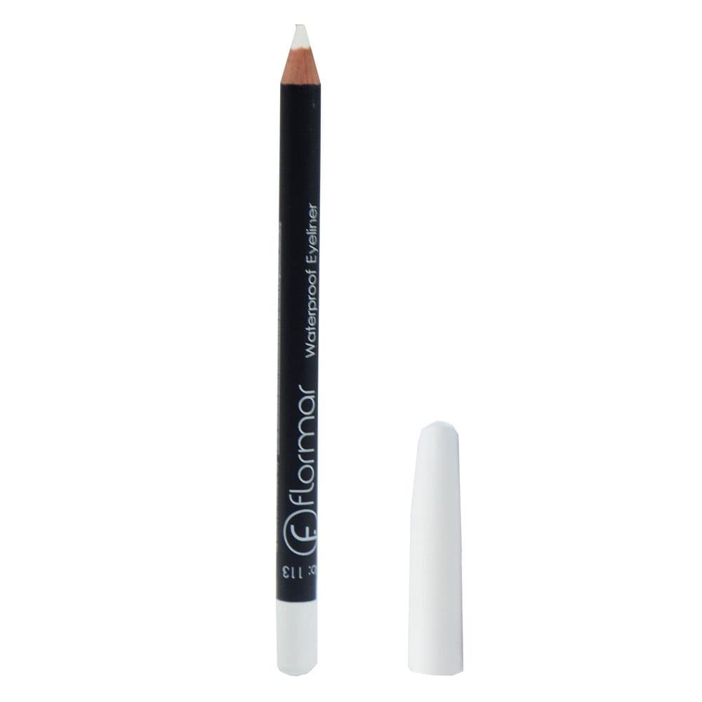 Laps për sytë 113 Pure White, Flormar, plastikë dhe dru, 11.4 g, e bardhë, 1 copë