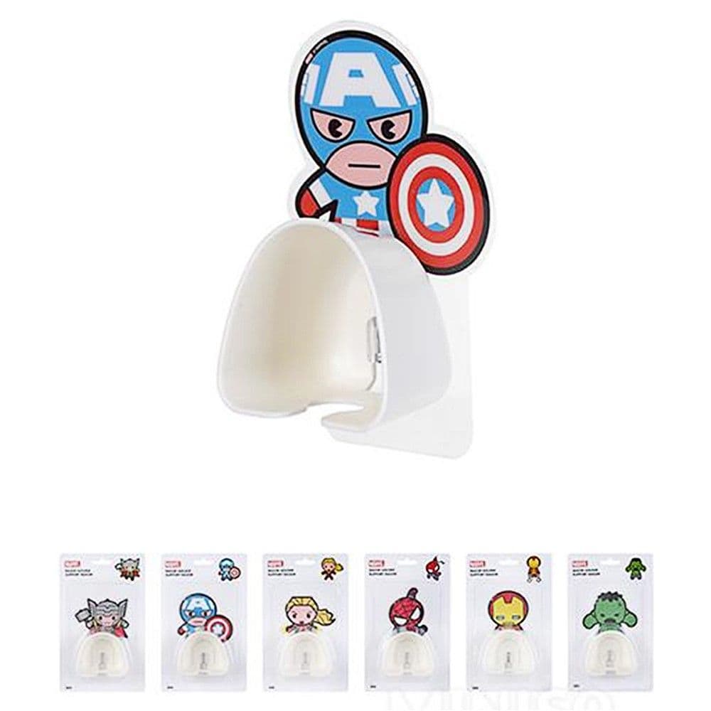 Mbajtëse brisqesh Marvel, Miniso, PET, polistiren dhe plastikë ABS, 5x12x20 cm, miks, 1 copë