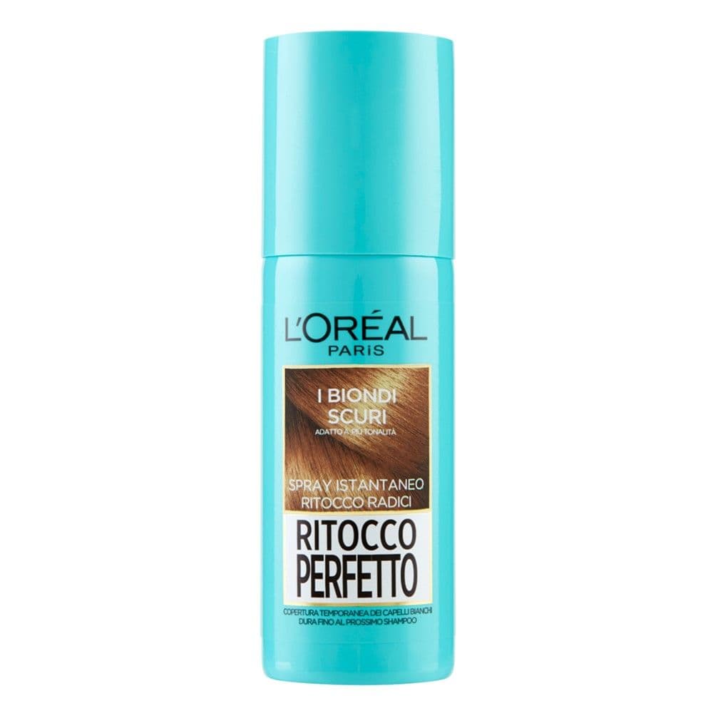 Bojë flokësh sprai e përkohshme, bionde e errët, L'Oreal, plastikë dhe metal, 75 ml, gurkali, 1 copë