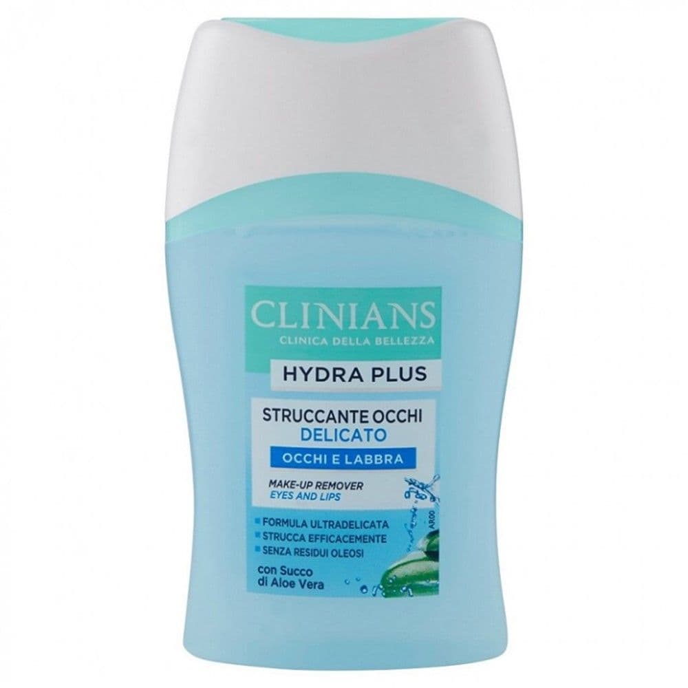 Ujë për pastrimin e makeup-it të syve dhe buzëve, Clinians, plastikë, 150 ml, gurkali, 1 copë