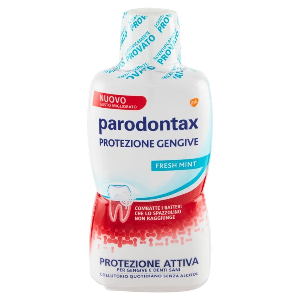 Shpëlarës për gojën, Parodontax, plastikë, 500 ml, e bardhë dhe e kuqe, 1 copë