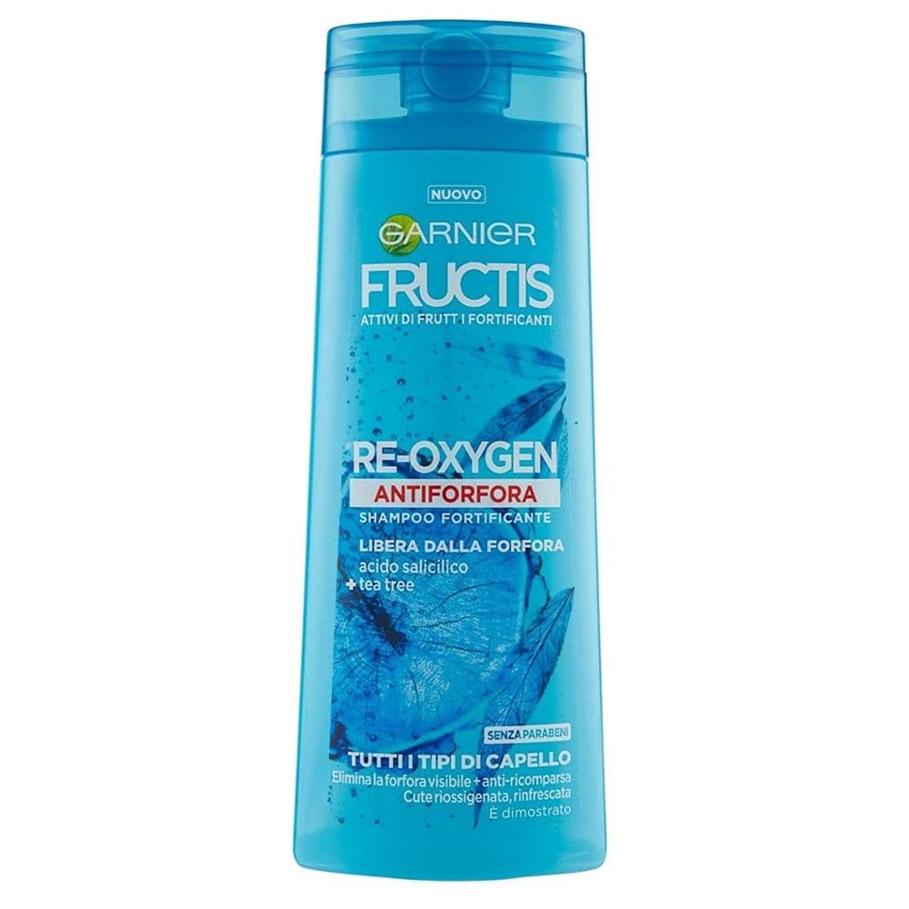 Shampo kundër zbokthit Fructis, Garnier, plastikë, 250 ml, e kaltër, 1 copë
