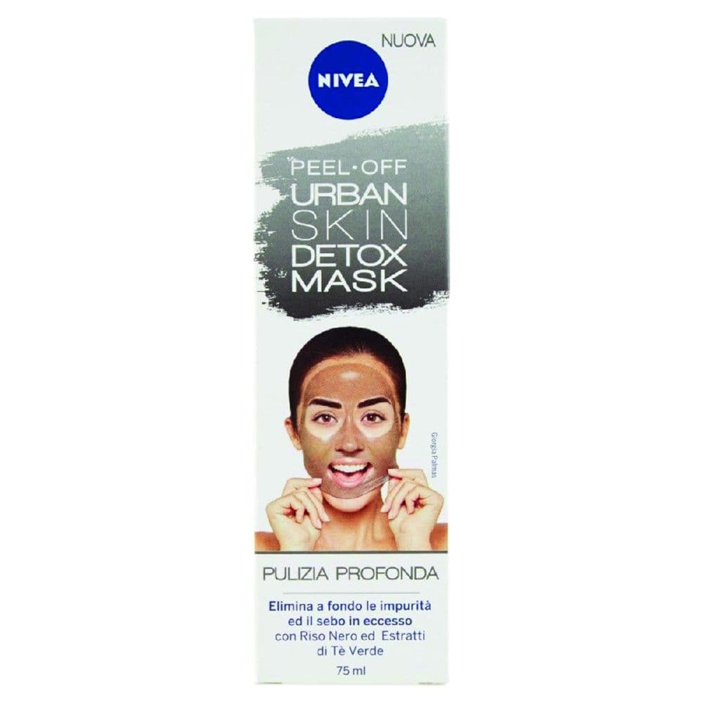 Maskë detoksikuese peel-off për trajtimin e fytyrës, Urban Detox, Nivea, plastikë, 75 ml, gri, 1 copë