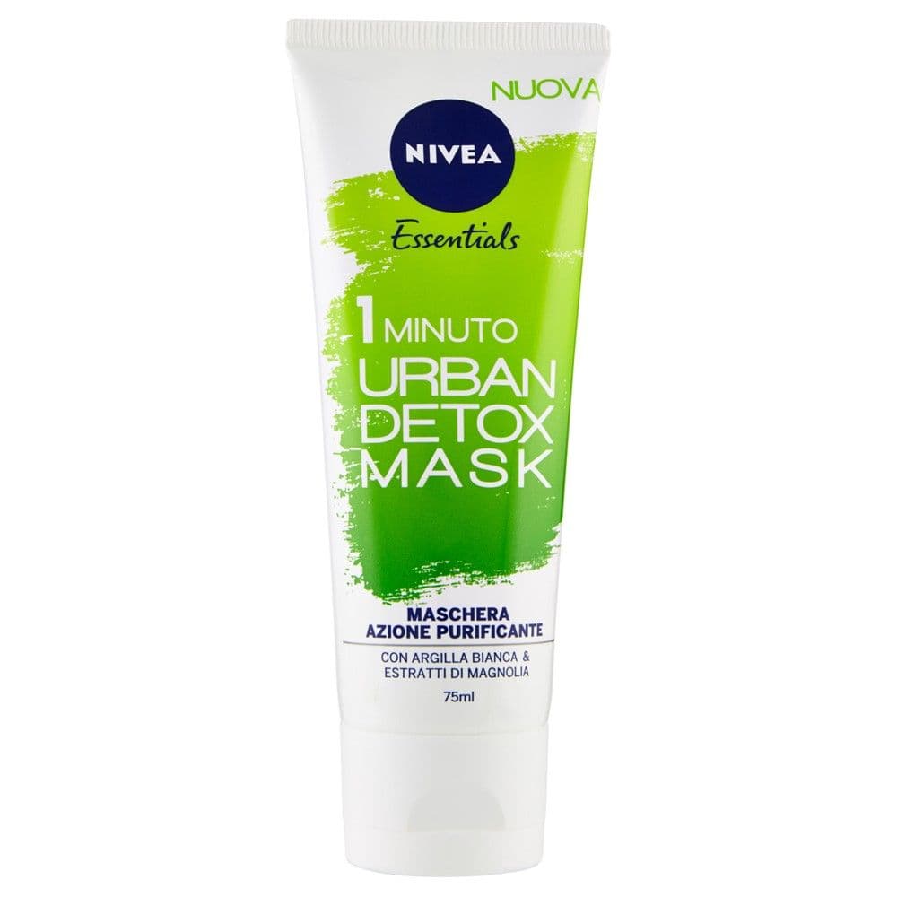 Maskë detoksikuese për trajtimin e fytyrës, Urban Detox, Nivea, plastikë, 75 ml, e gjelbër, 1 copë