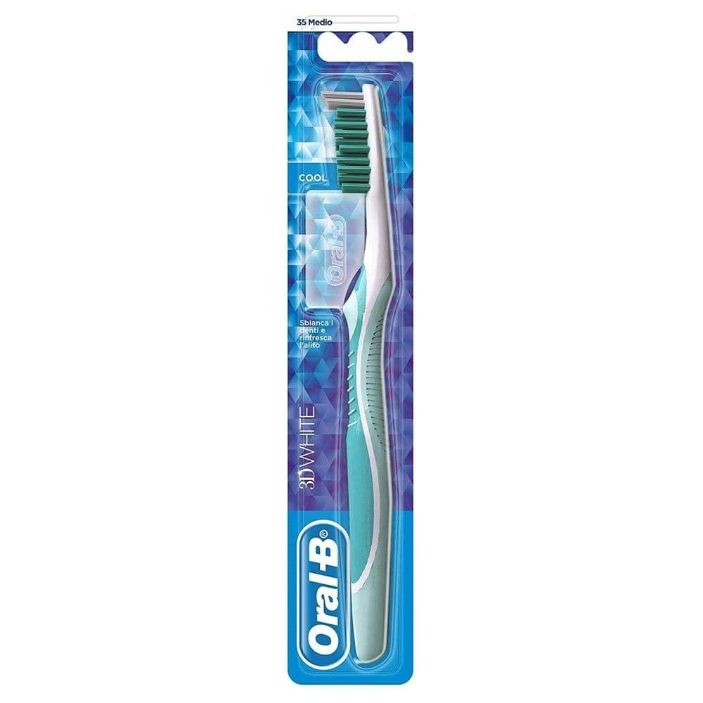 Furçë dhëmbësh 35 Medium, 3D White, Oral-B, plastikë, 22x5 cm, mikse, 1 copë