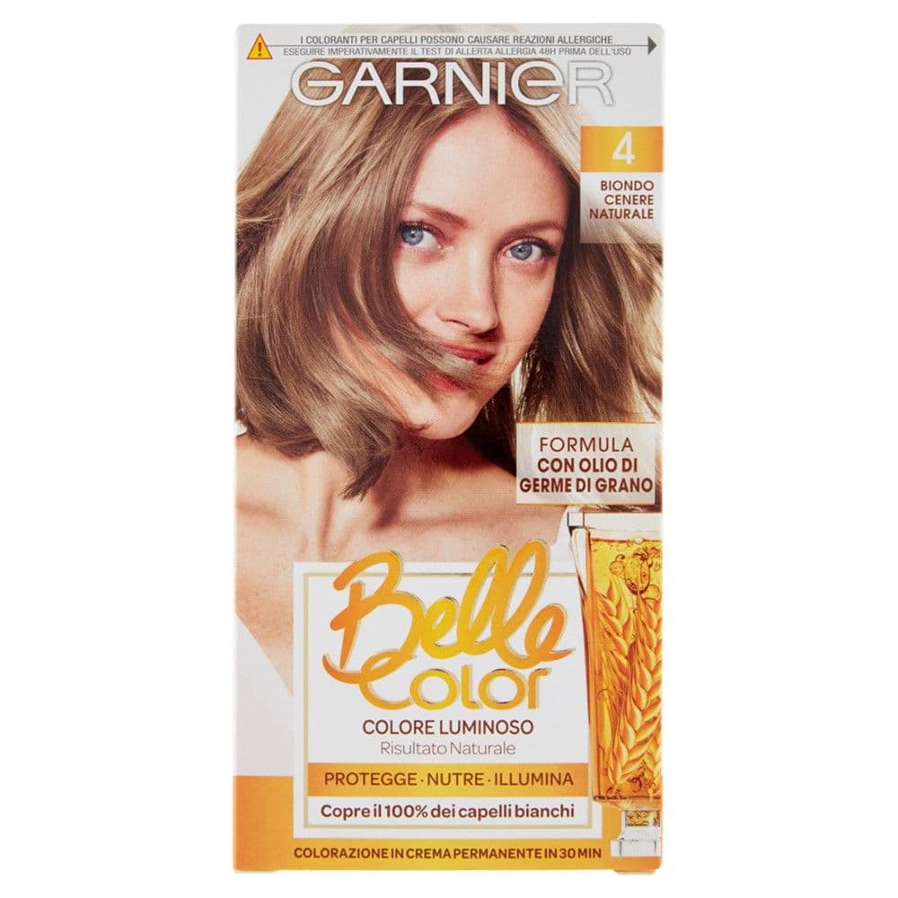Bojë flokësh bionde e hirtë 004, Belle Color, Garnier, plastikë, 140 ml, e verdhë, 1 copë