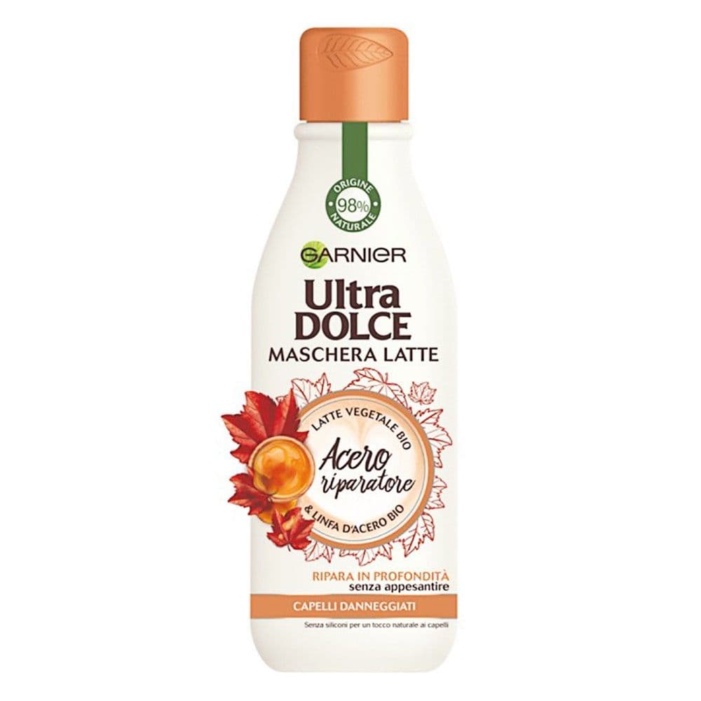 Maskë riparuese për flokët, Ultra Dolce, Garnier, plastikë, 250 ml, e bardhë dhe terrakota, 1 copë