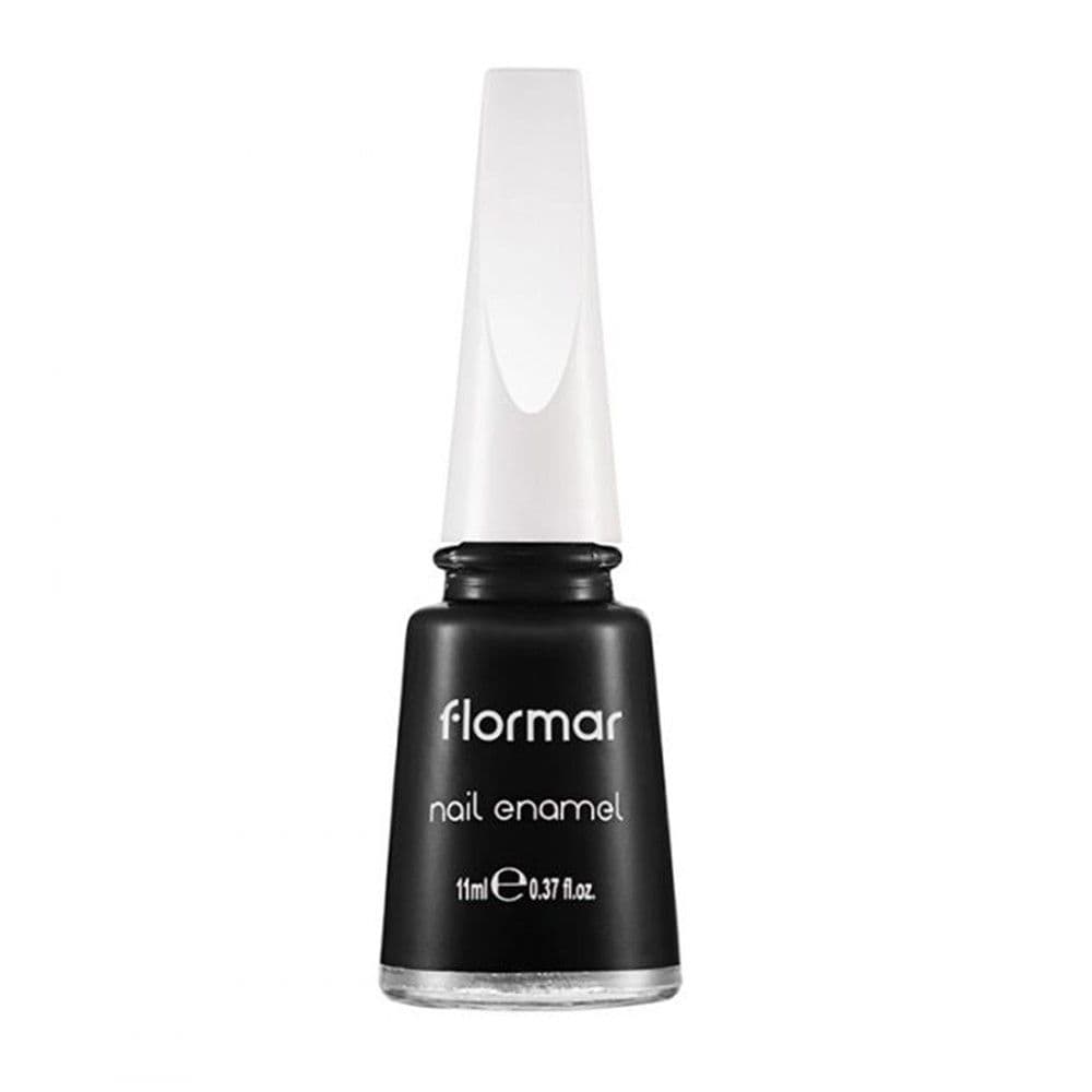 Manikyr për thonjtë, 313 Black Minimalism, Flormar, qelq dhe plastikë, 11 ml, e zezë, 1 copë