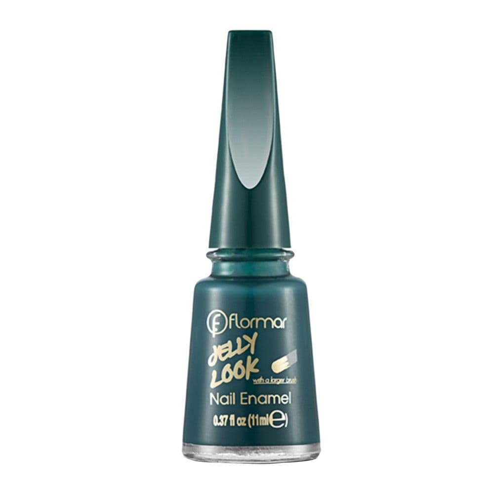 Manikyr për thonjtë, JL17 Green Passport, Jelly Look, Flormar, qelq dhe plastikë, 11 ml, e gjelbër, 1 copë