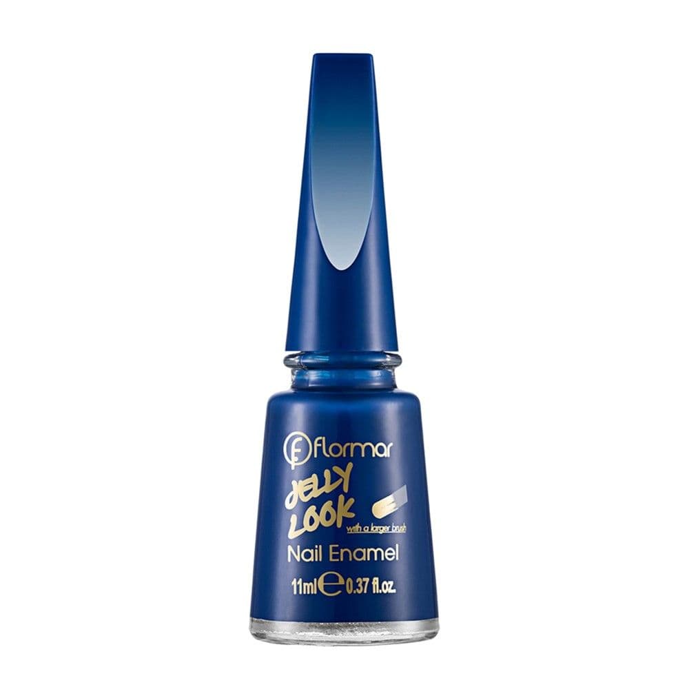 Manikyr për thonjtë, JL14 Torres Blue, Jelly Look, Flormar, qelq dhe plastikë, 11 ml, blu, 1 copë