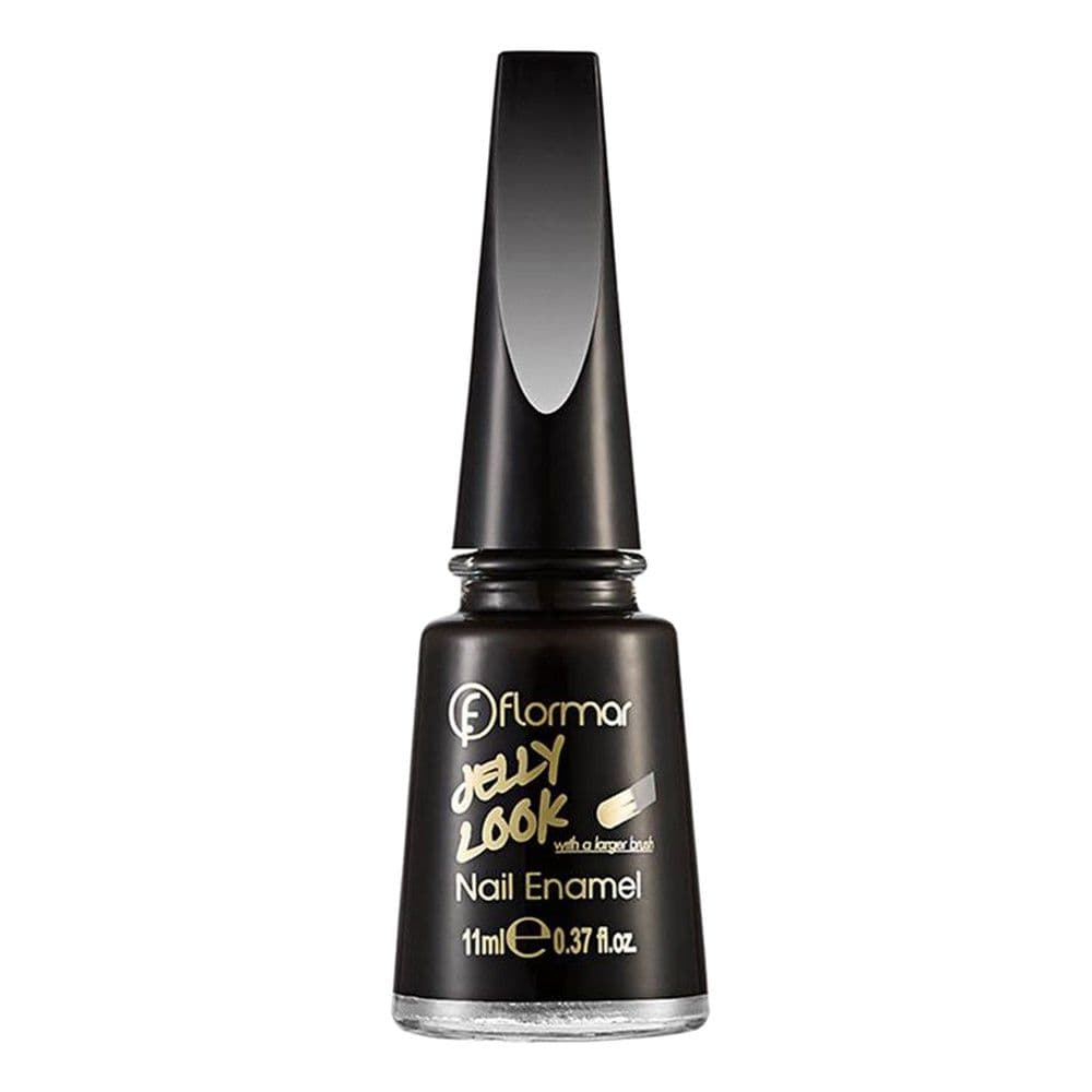 Manikyr për thonjtë, JL15 Maroon, Jelly Look, Flormar, qelq dhe plastikë, 11 ml, kafe e errët, 1 copë