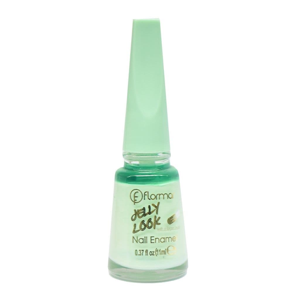 Manikyr për thonjtë, JL16 Pastel Green, Jelly Look, Flormar, qelq dhe plastikë, 11 ml, e gjelbër pastel, 1 copë