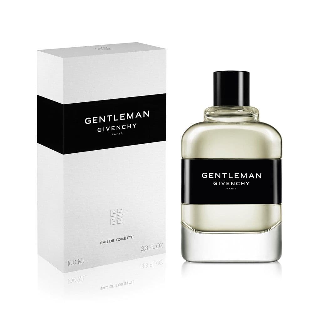 Eau de toilette (EDT) për meshkuj, Gentleman, Givenchy, qelq, 100 ml, e bardhë, e zezë dhe transparente, 1 copë