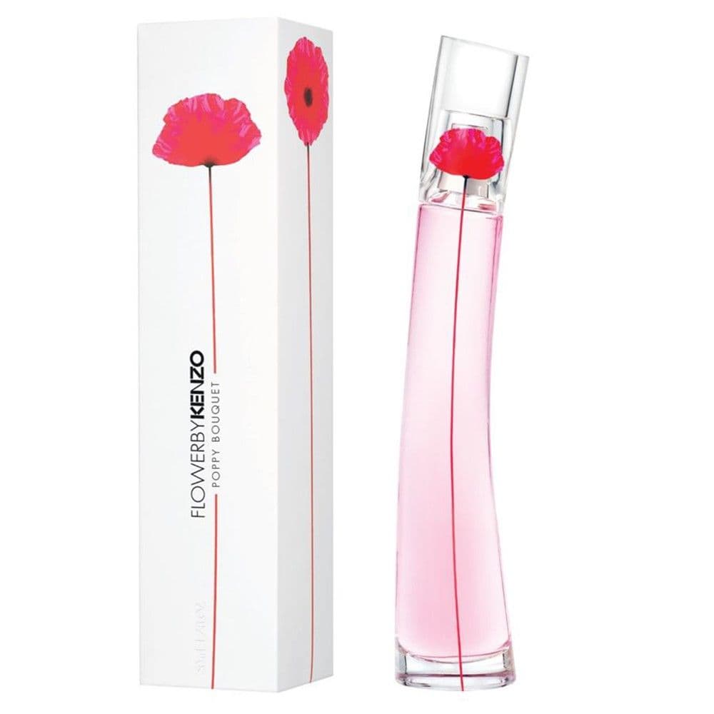 Parfum për femra, Flower by Kenzo Poppy Bouquet, Kenzo, EDP, qelq, 50 ml, e bardhë dhe e kuqe, 1 copë