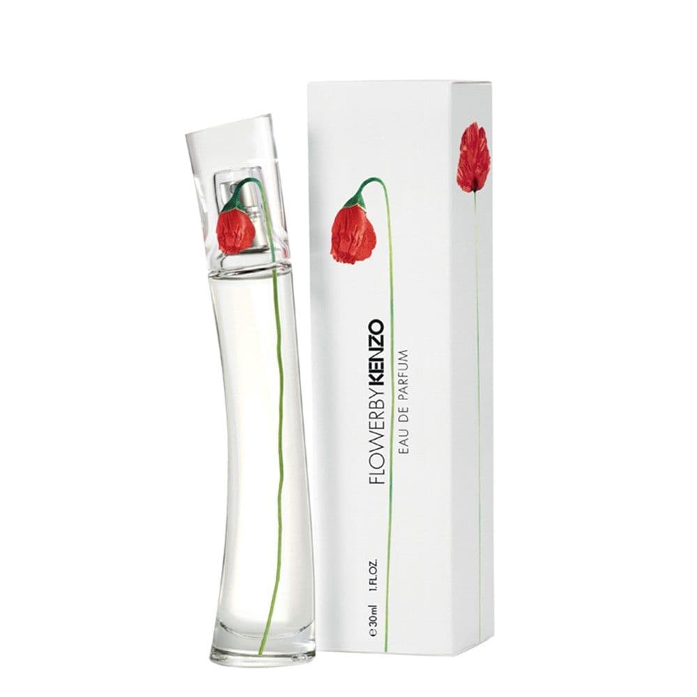 Parfum për femra, Flower by Kenzo, Kenzo, EDP, qelq, 30 ml, e bardhë dhe e kuqe, 1 copë
