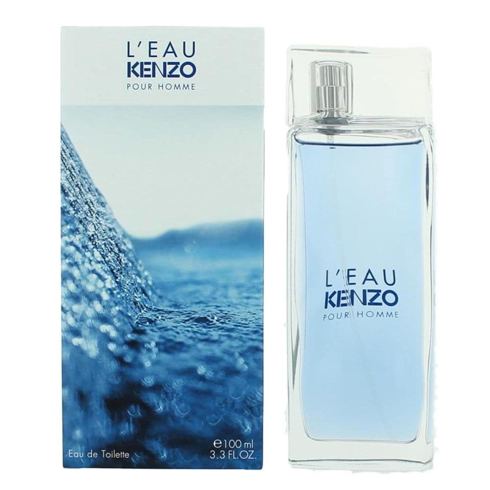 Parfum për meshkuj, L'Eau, Kenzo, EDT, qelq, 100 ml, blu dhe e bardhë, 1 copë