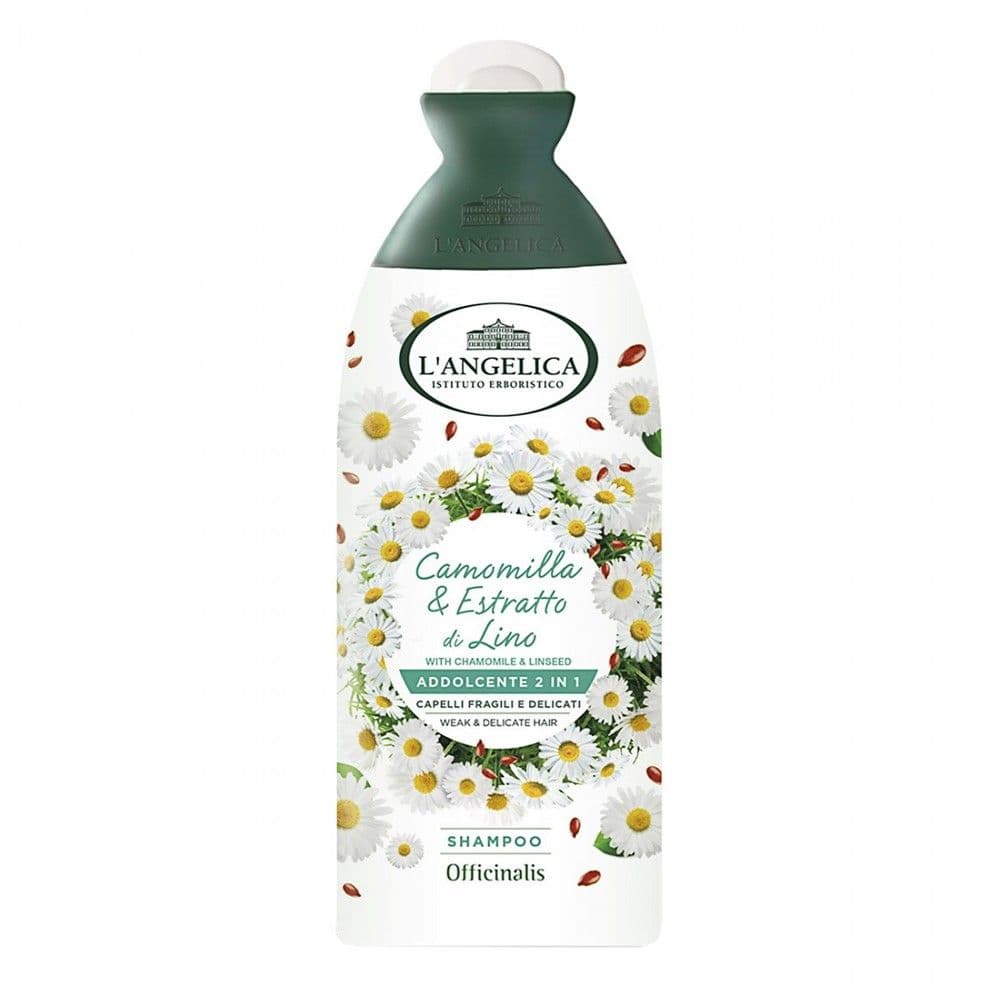 Shampo zbutëse, L'Angelica, plastikë, 250 ml, e bardhë dhe e gjelbër, 1 copë