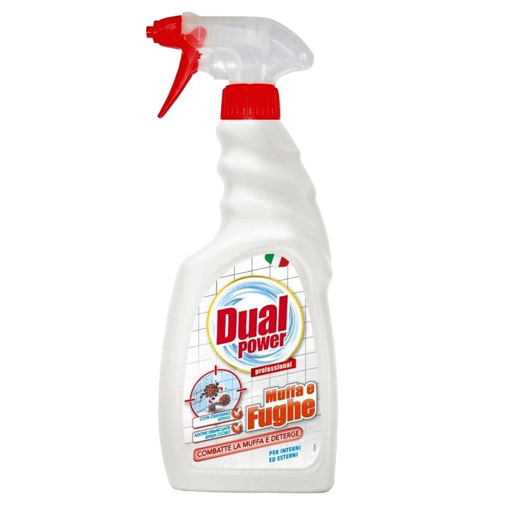 Detergjent sprai kundër mykut për pllakat, Dual Power, plastikë, 500 ml, e bardhë, 1 copë