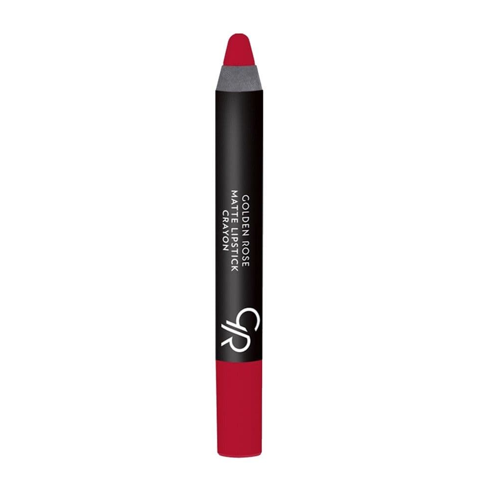 Laps për buzët, 07 Pink Dark Red, Matte Crayon, Golden Rose, plastikë, 3.5 g, e kuqe e errët, 1 copë