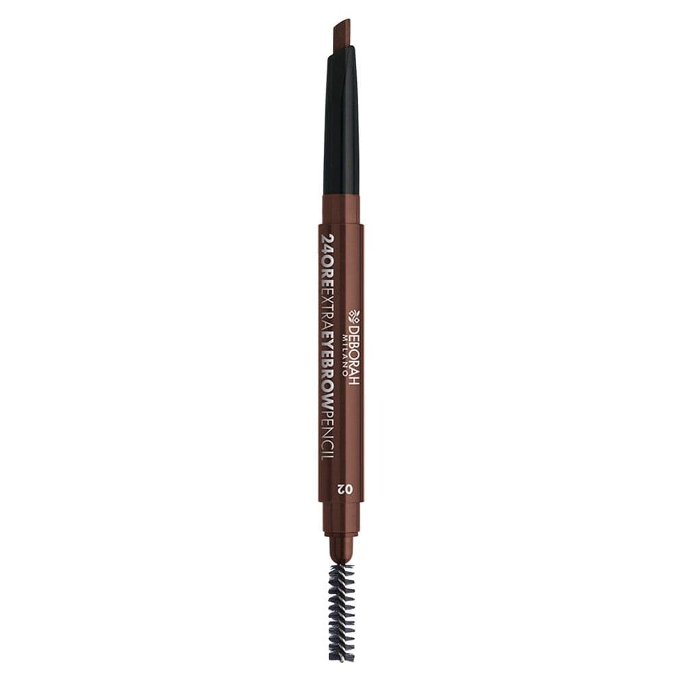 Penel për vetullat, 02 Medium, Extra, 24 Ore, Deborah, plastikë, 8 g, kafe, 1 copë