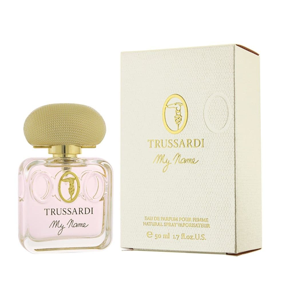 Parfum për femra, Trussardi, My Name, EDP, qelq, 50 ml, krem dhe rozë, 1 copë