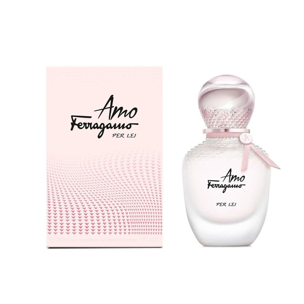 Parfum për femra, Salvatore Ferragamo, Amo per Lei, EDP, qelq, 30 ml, rozë, 1 copë