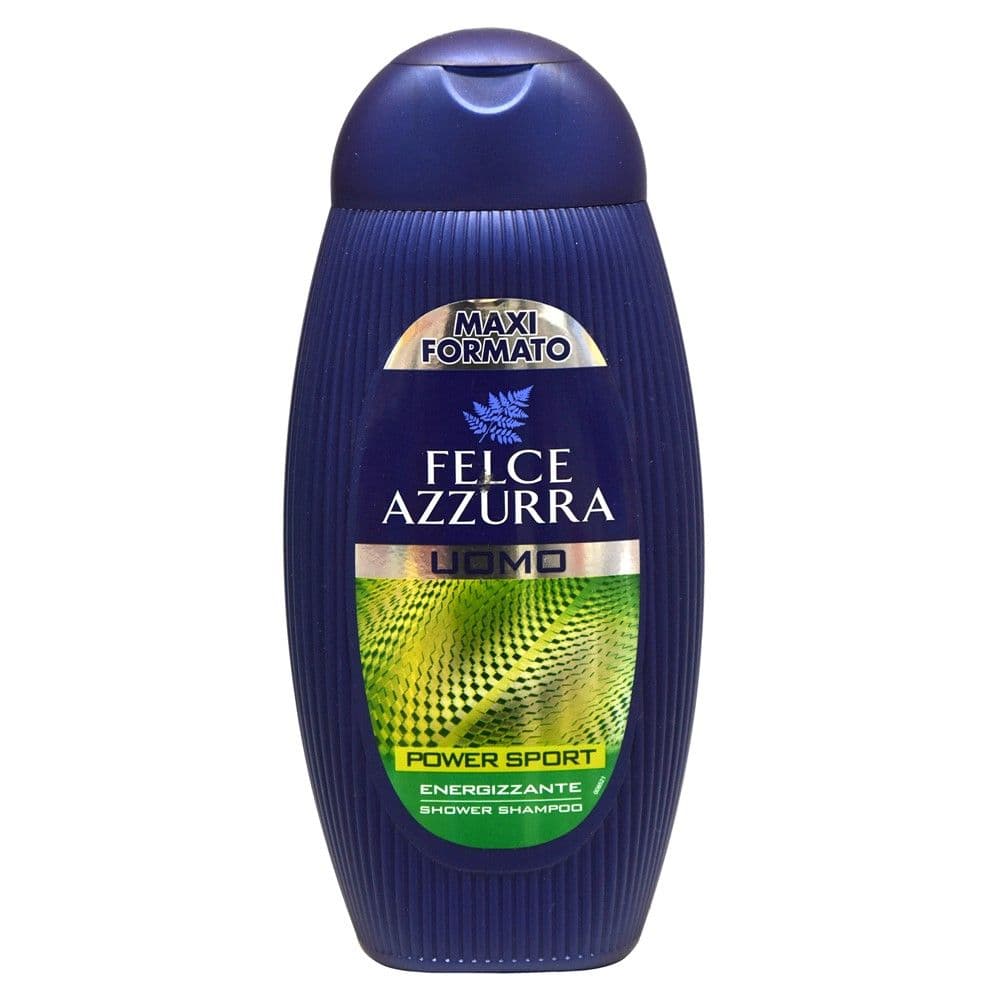 Shampo për flokët dhe për trupin, Uomo Dynamic, Felce Azzurra, Paglieri, plastikë, 400 ml, blu dhe e verdhë, 1 copë