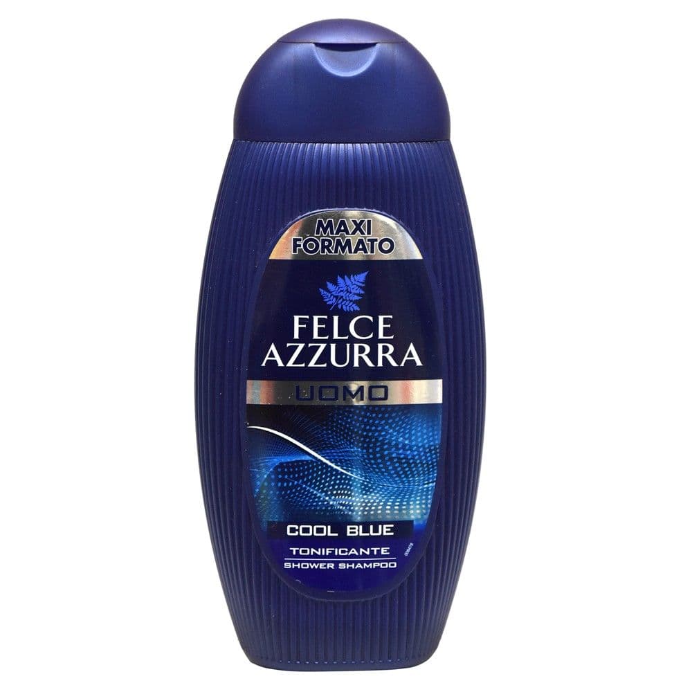 Shampo për flokët dhe për trupin, Cool Blue, Felce Azzurra, Paglieri, plastikë, 400 ml, blu, 1 copë