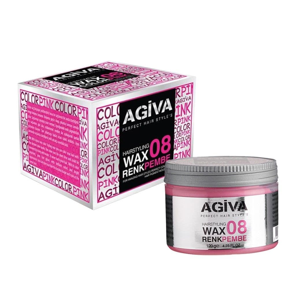 Dyllë për flokët me pigment, 08 Pink, Agiva, plastikë, 120 g, rozë, 1 copë